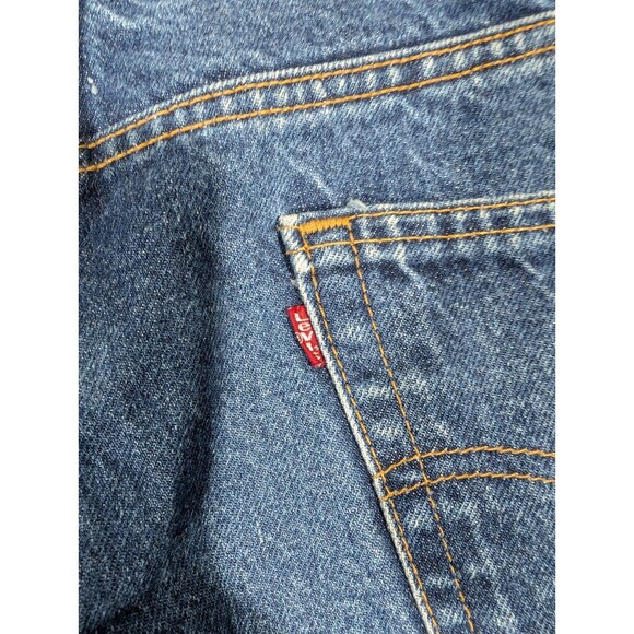 Levi's 550 Men Blue Straight Leg Denim Jeans Sz 36 Vintage Western Farm - Picture 6 of 10